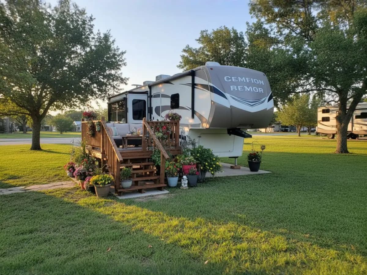 Custom deck built by North Texas Shed & Steel