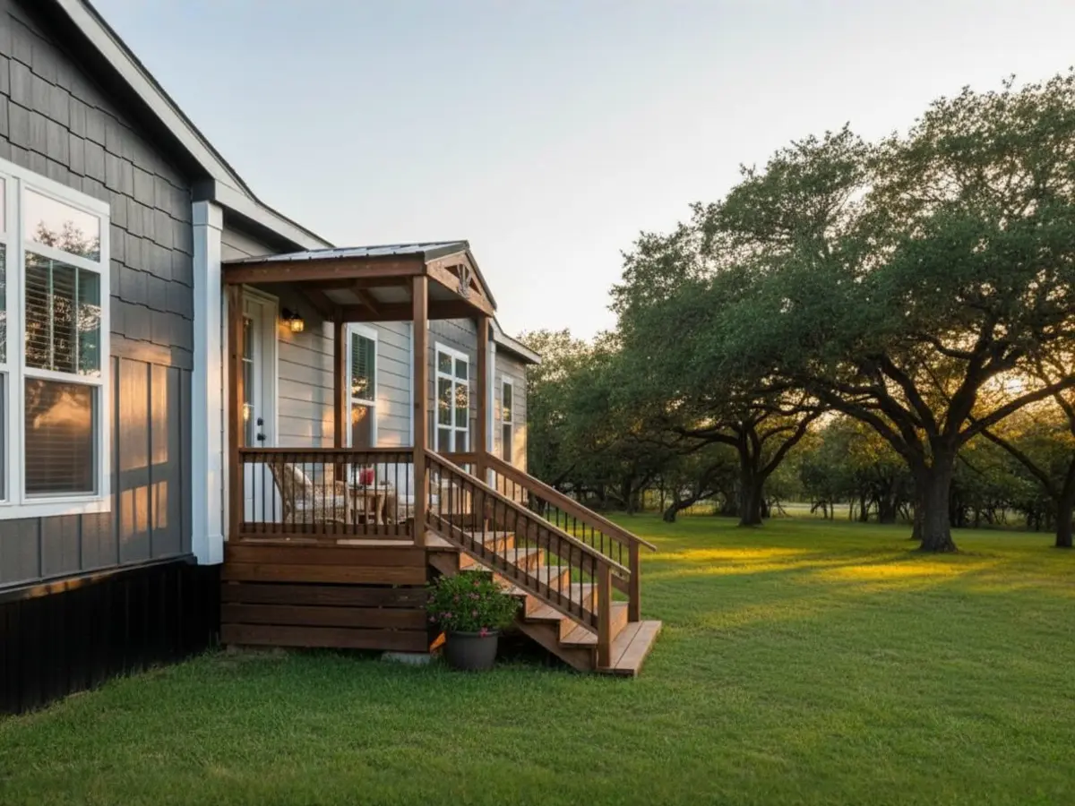 Custom deck built by North Texas Shed & Steel