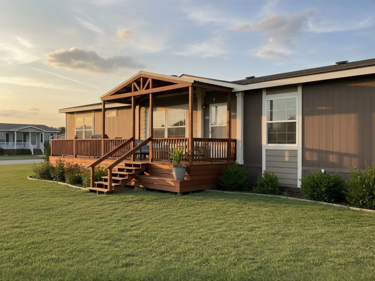 Custom deck built by North Texas Shed & Steel