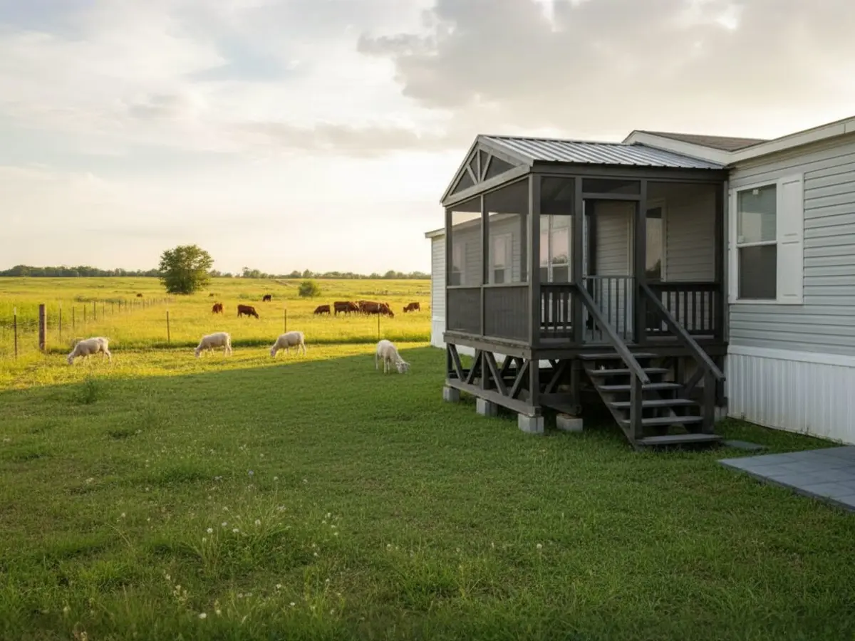 Custom deck built by North Texas Shed & Steel