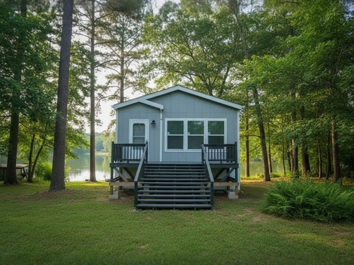 Custom deck built by North Texas Shed & Steel