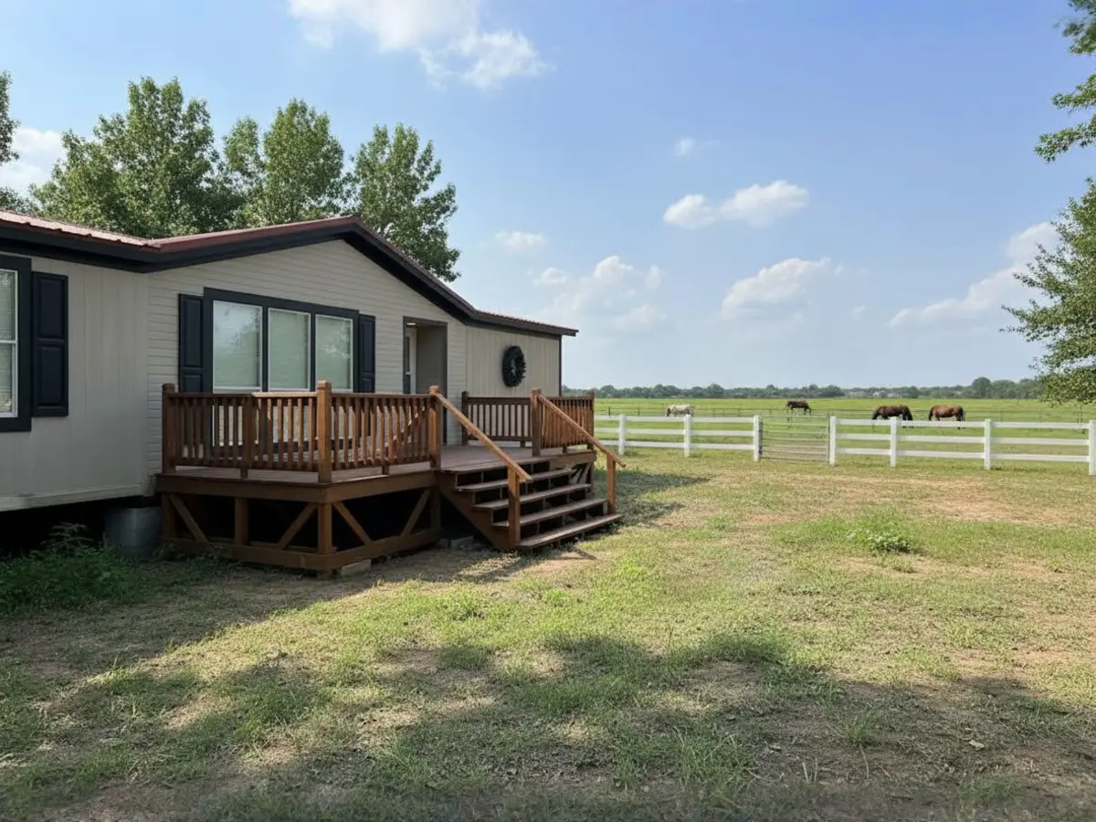 Custom deck built by North Texas Shed & Steel