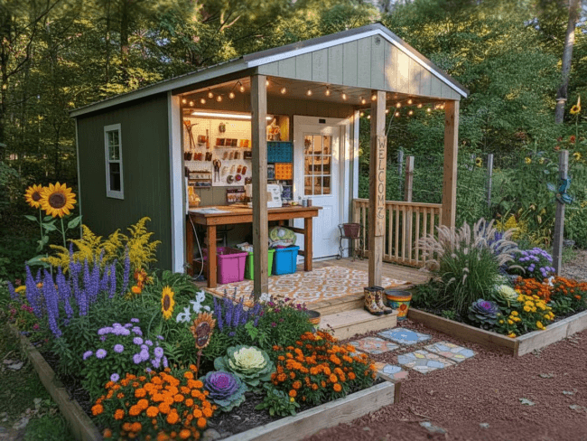 10x20 cabin she shed