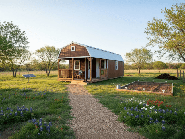 12x32 Lofted Barn Cabin
