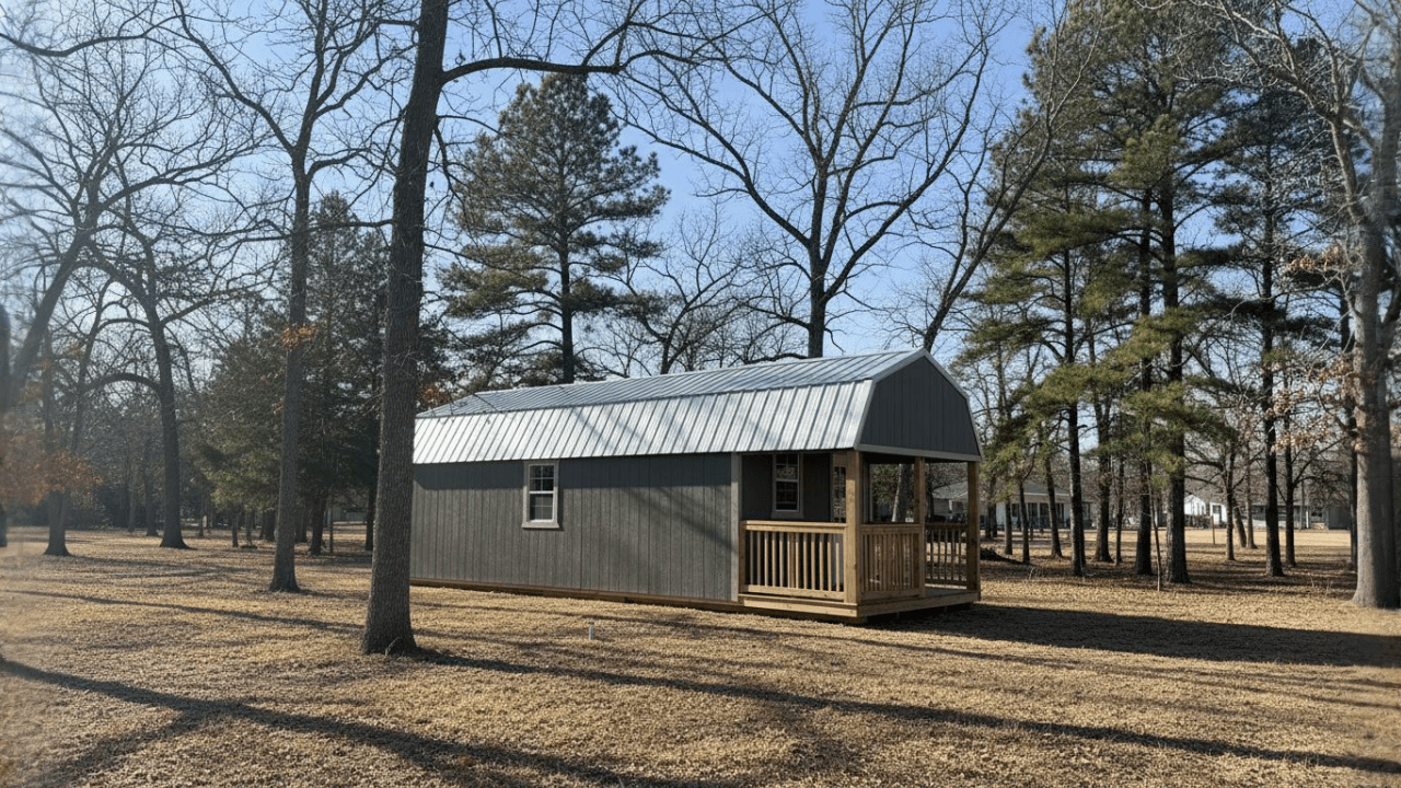 12x32 Lofted Cabin 2