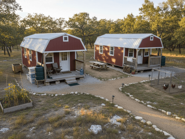 12x32 Lofted Cabin Double