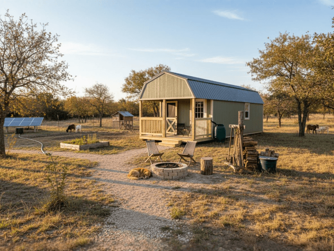 12x32 Lofted Cabin Homestead