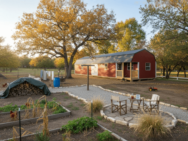12x50 Metal Side Lofted Cabin