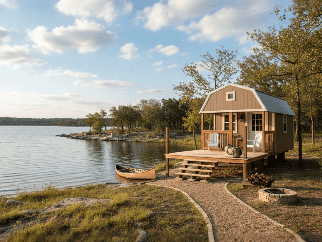 10x24 Lofted Cabin Lakehouse
