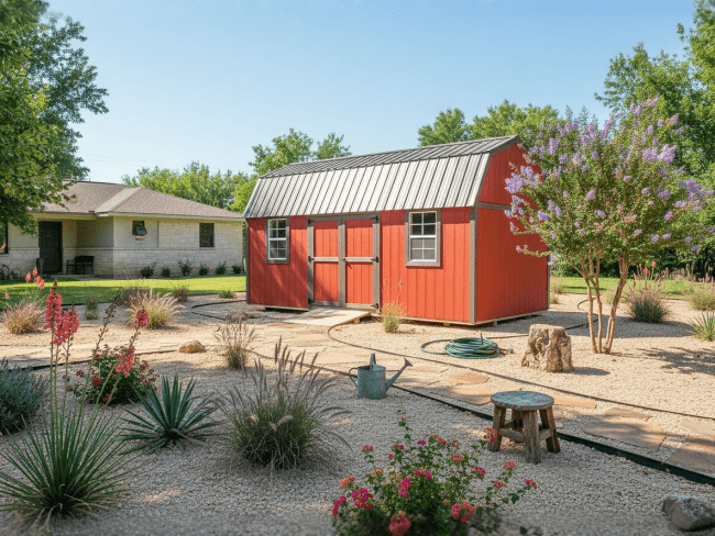 10x20 Side Lofted Barn 2