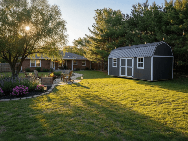 10x20 Side Lofted Barn 3