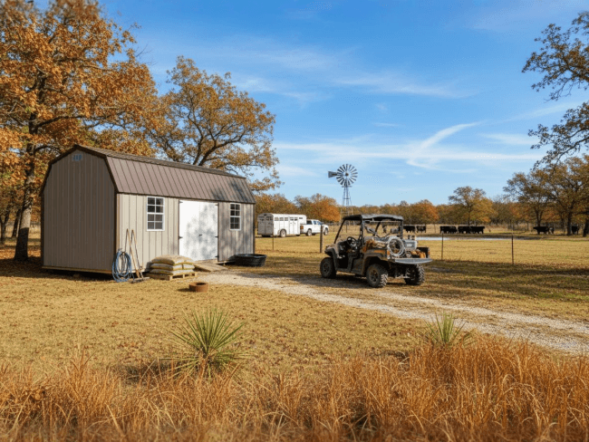 12x24 Lofted Metal Garage