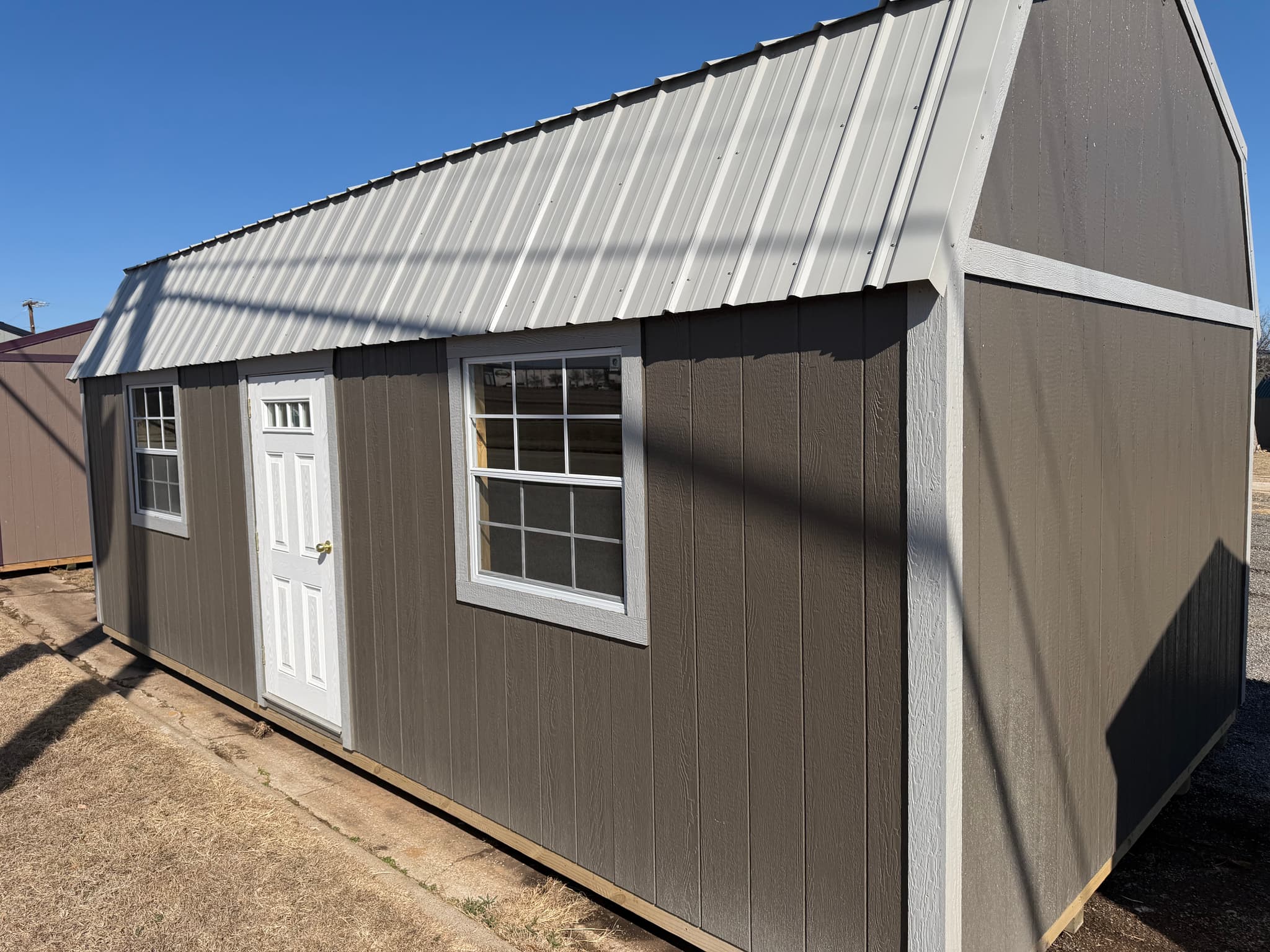 12x24 Lofted Barn Garage - Rollup Door Removed - photo 2