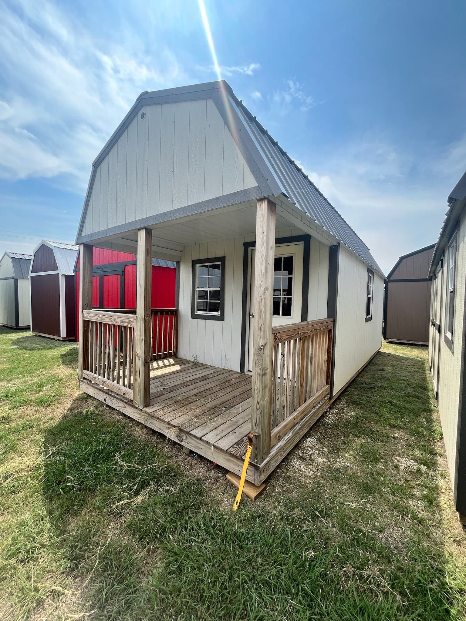 10×24 Portable Shed delivered to Denton area