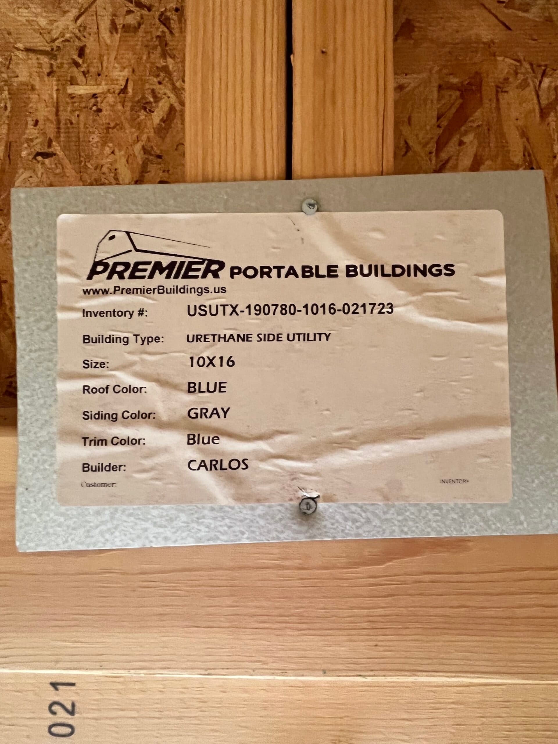 10x16 Side Utility - photo 2