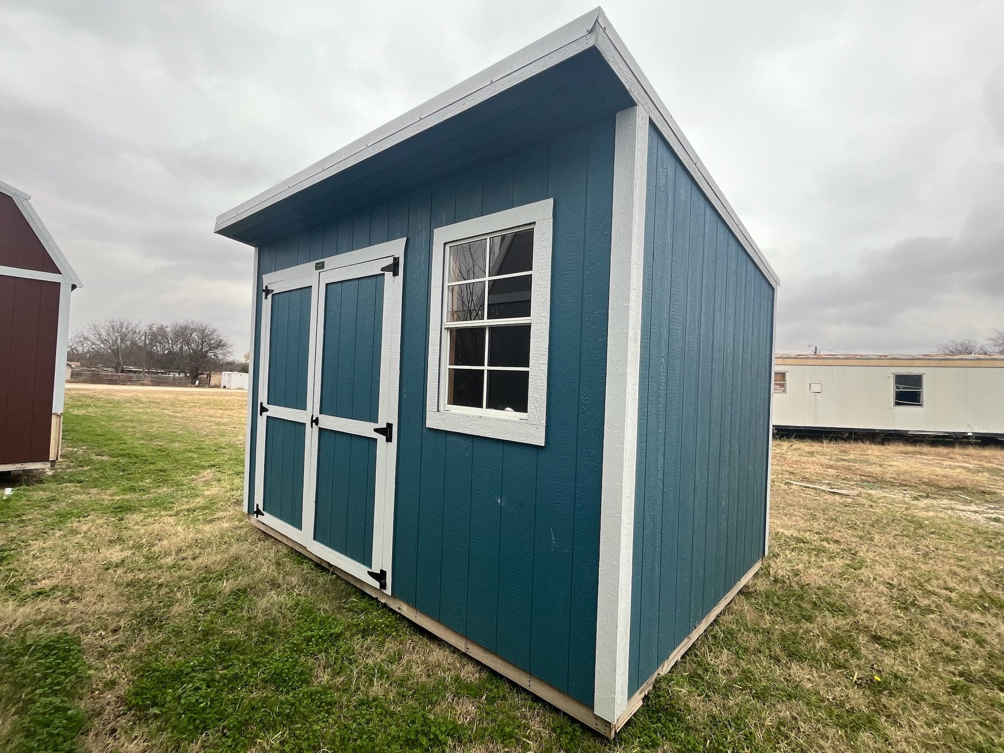 8×12 Portable Shed delivered to Denton area