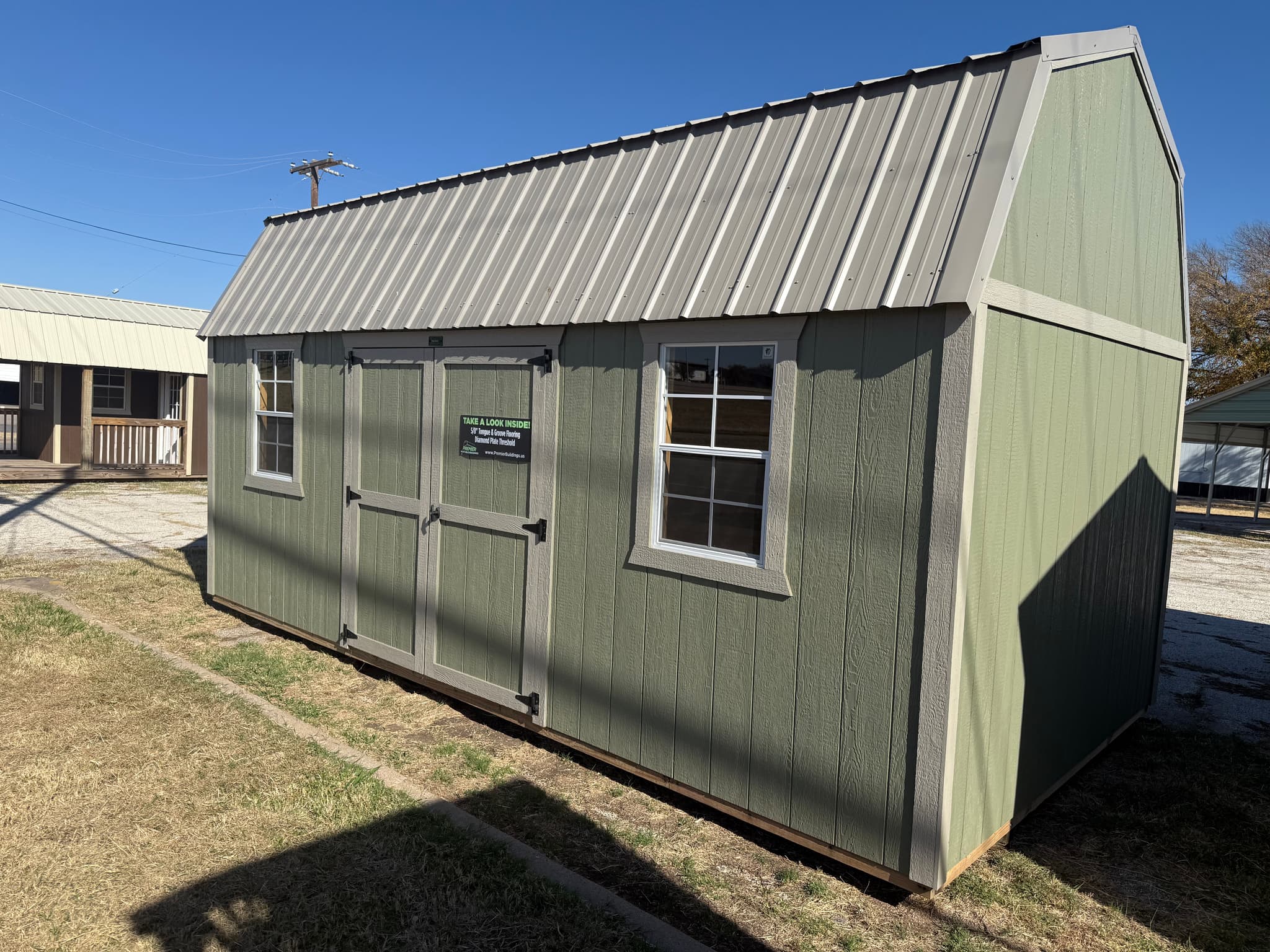 10x20 Side Lofted Barn - photo 2
