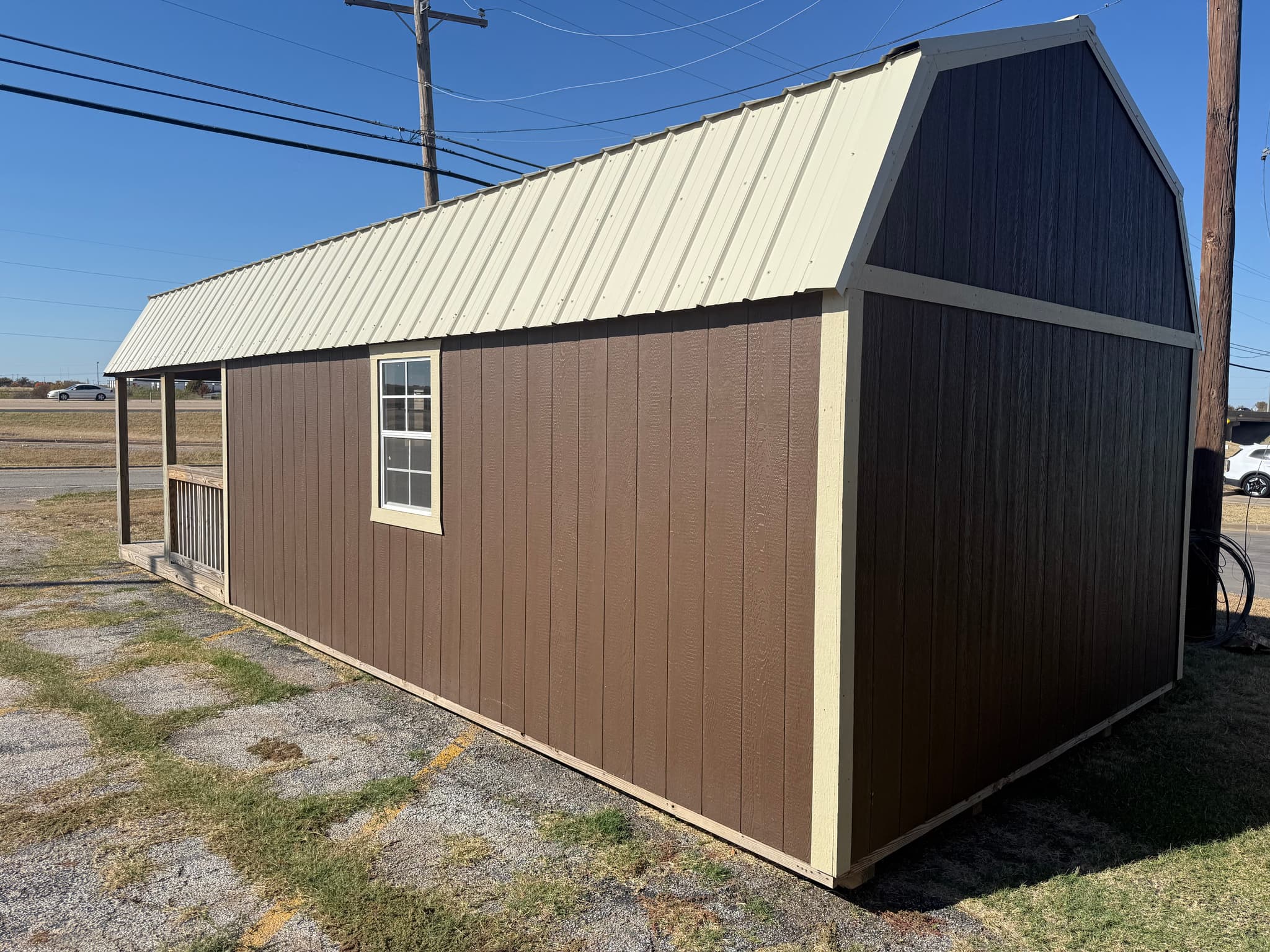 12x32 Premier Lofted Barn Cabin New Old Stock - primary photo