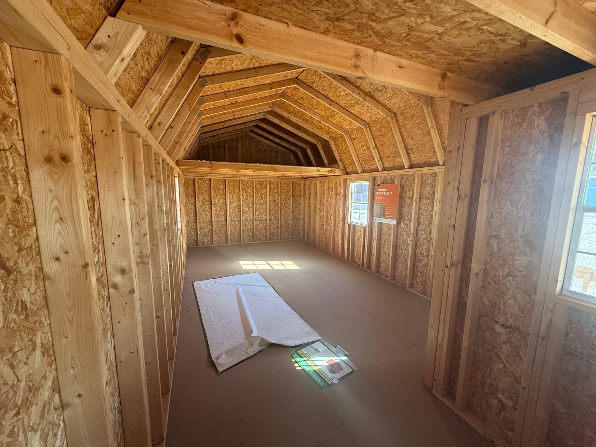 12x32 Premier Lofted Barn Cabin New Old Stock - photo 3
