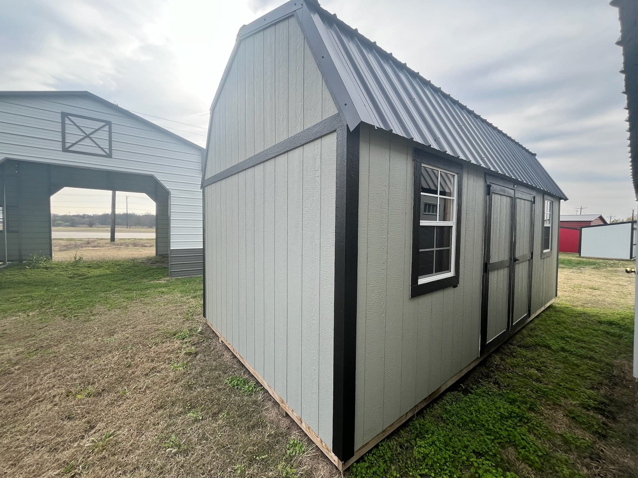 10×20 Portable Shed delivered to Denton area