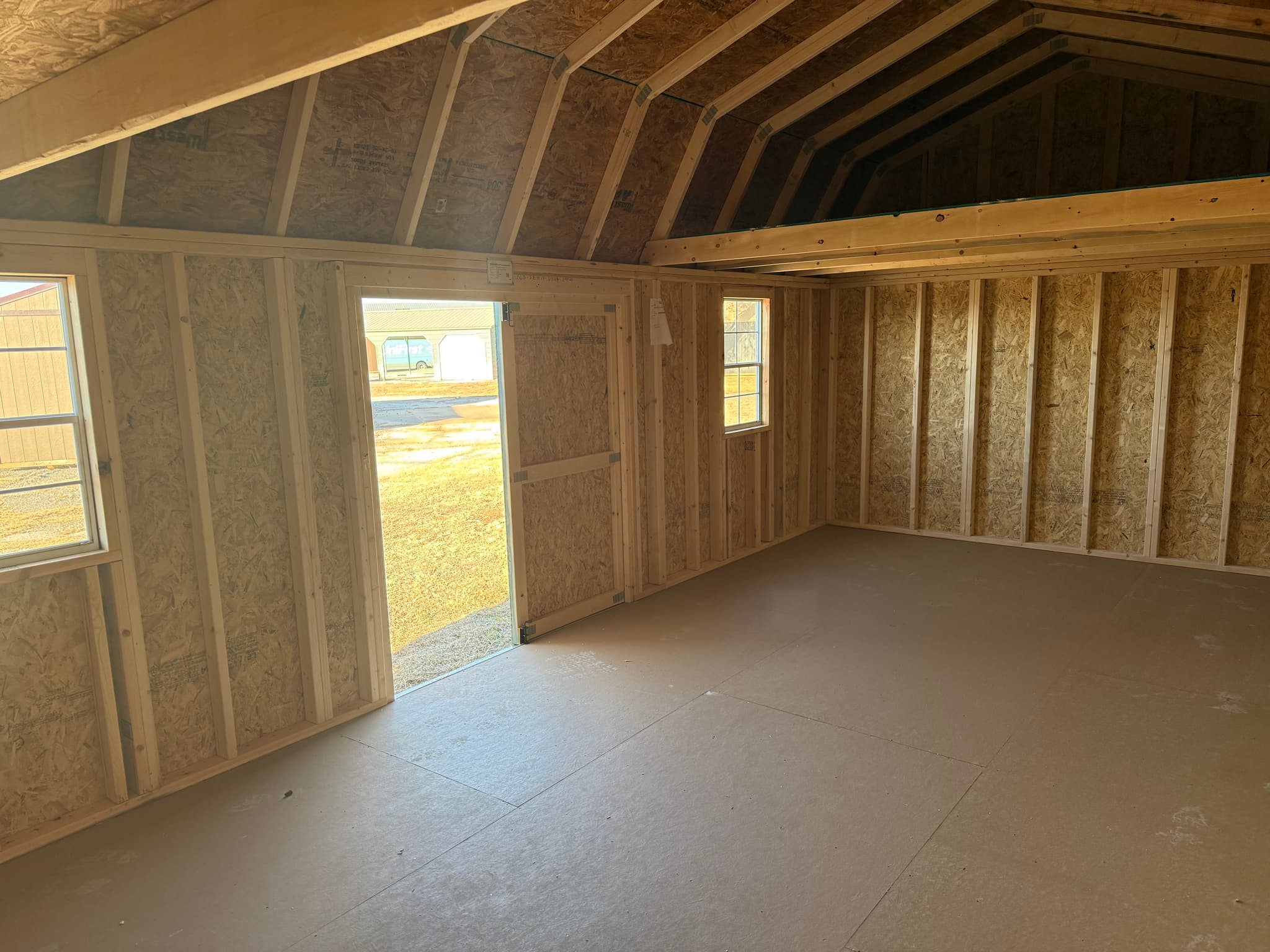 12x24 Side Lofted Barn - photo 3