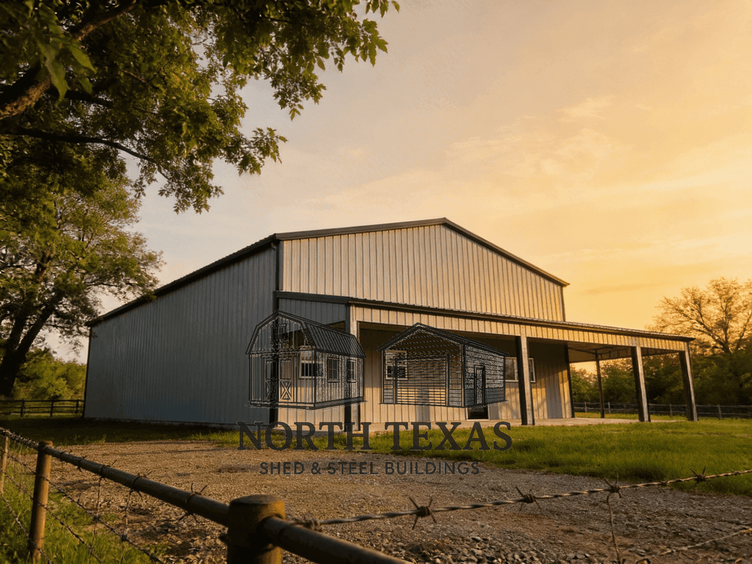 40x50 with 10' Wrap Around Porch