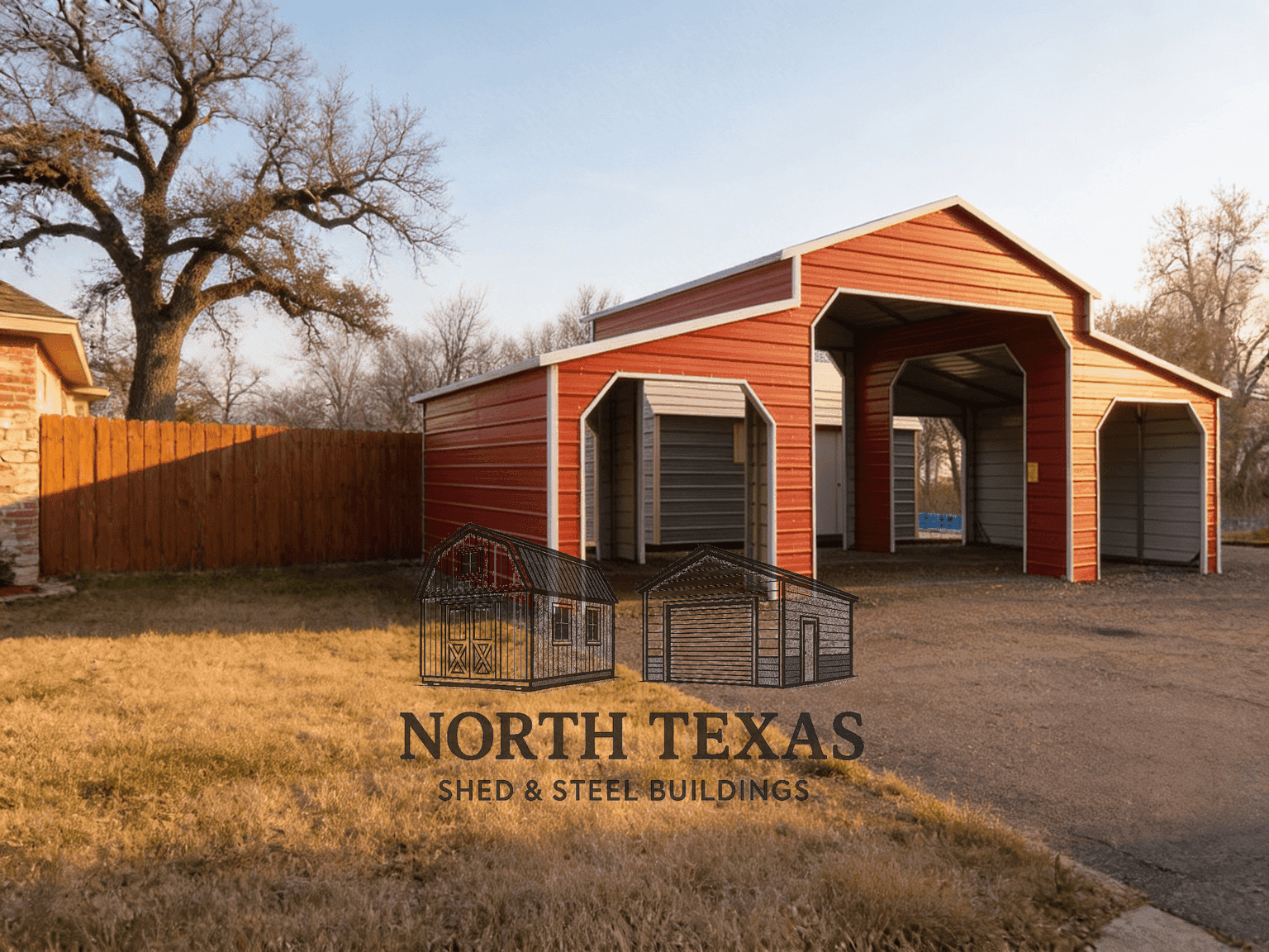 Steel Barn with Frame-Outs
