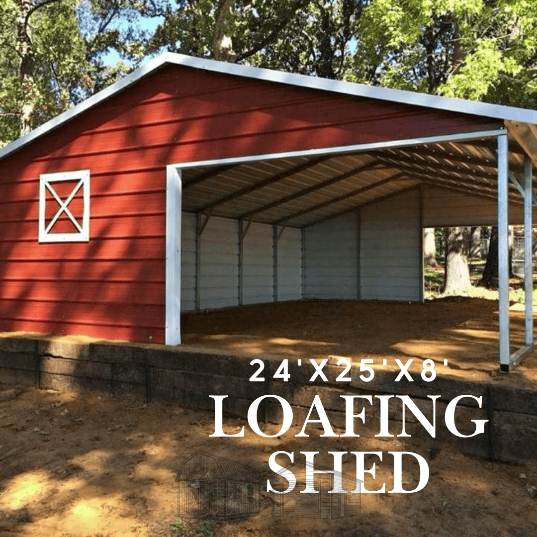 24x25x8 Loafing Shed