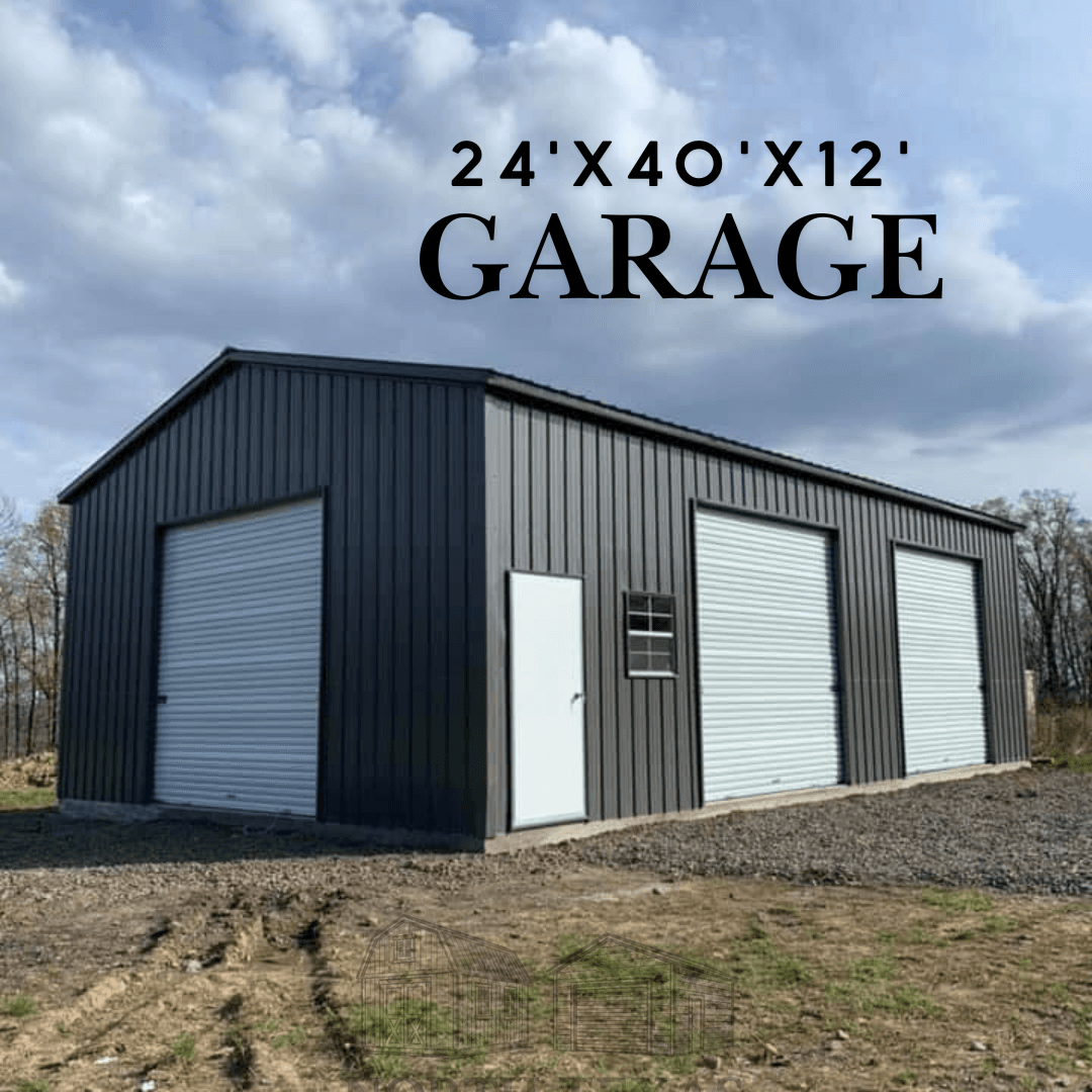 20x20 steel garage building