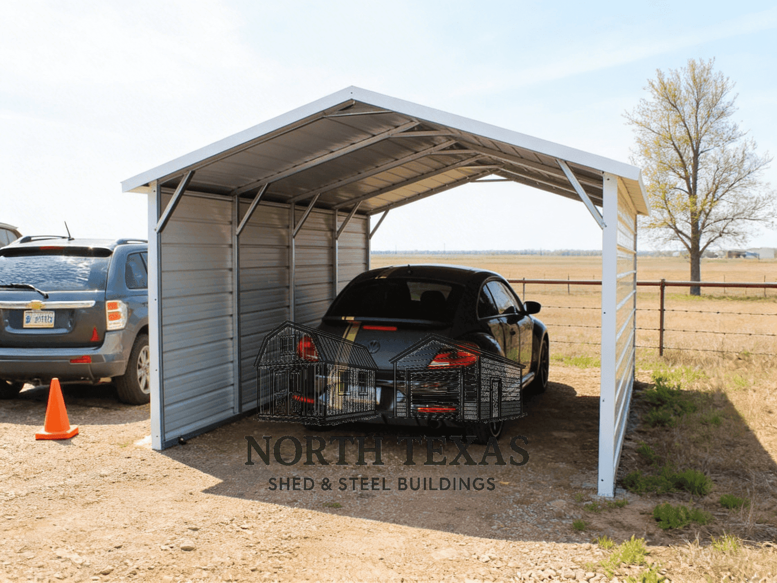 Red and Gold Carport