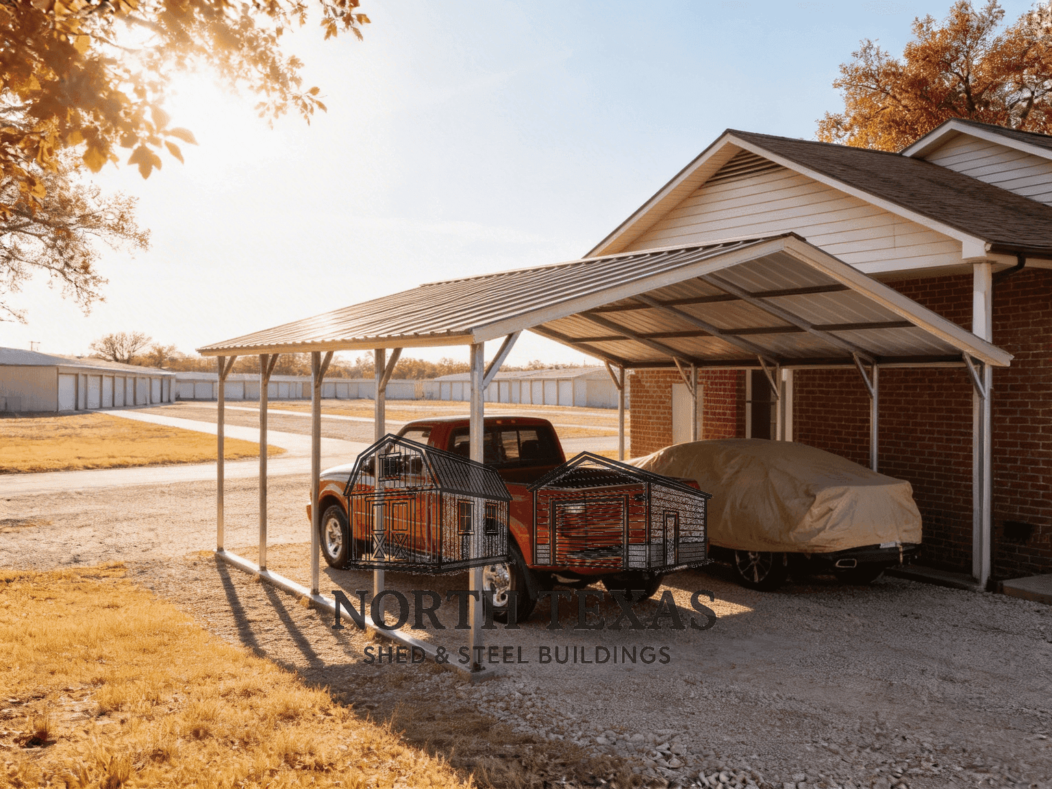 Vertical Roof Carport