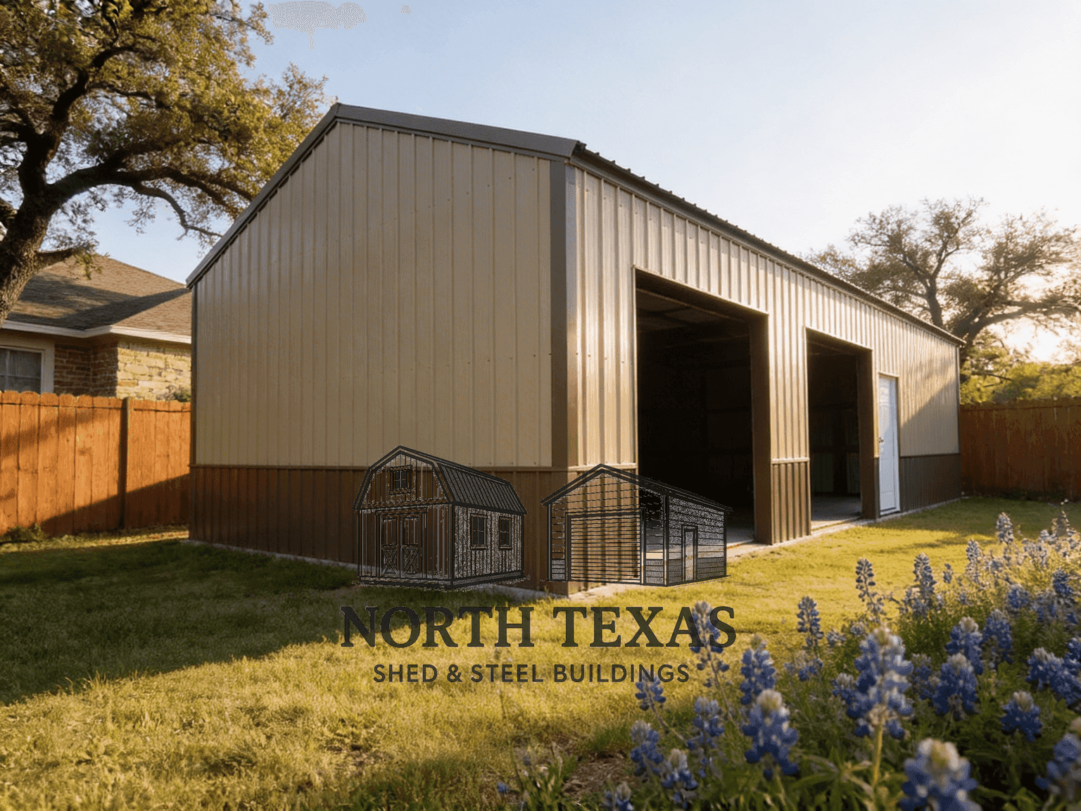 30x80x12 All Vertical Garage