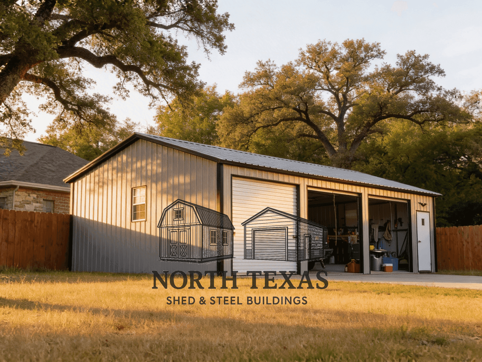 20x40x10 All Vertical Garage