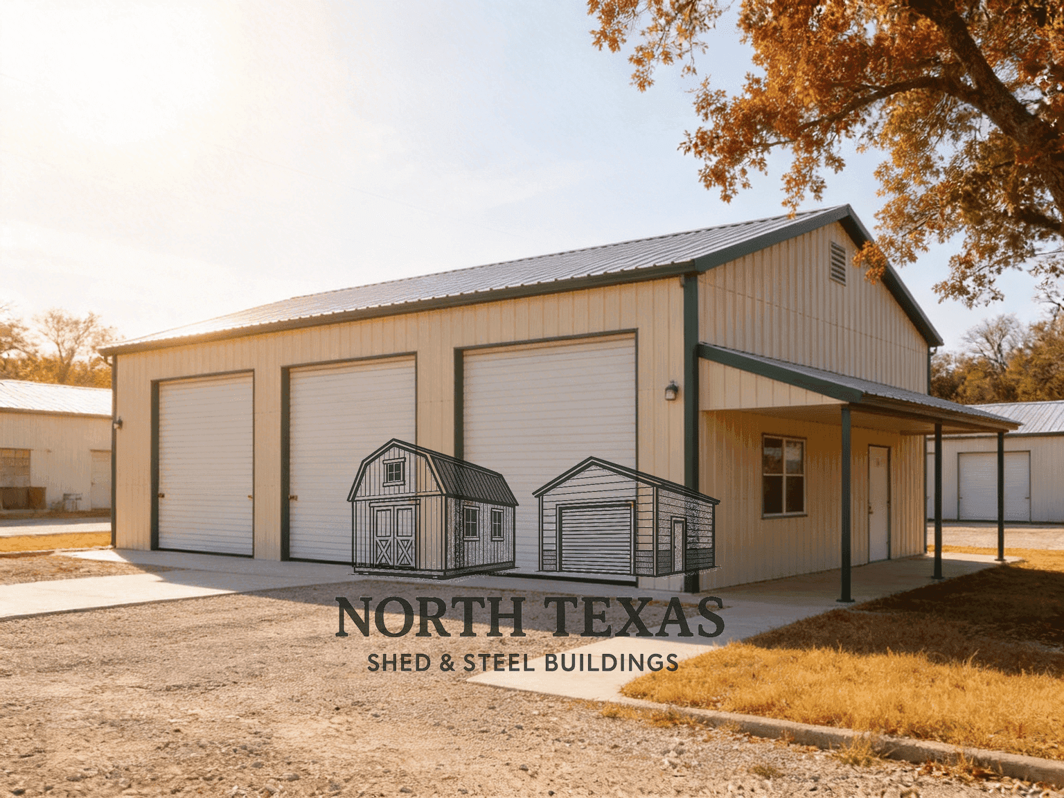 Side Entry Vertical Roof Shop