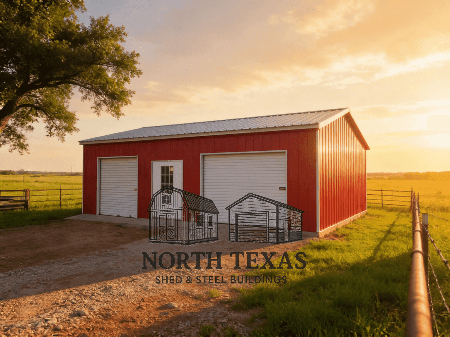 Side Entry Vertical Roof Shop