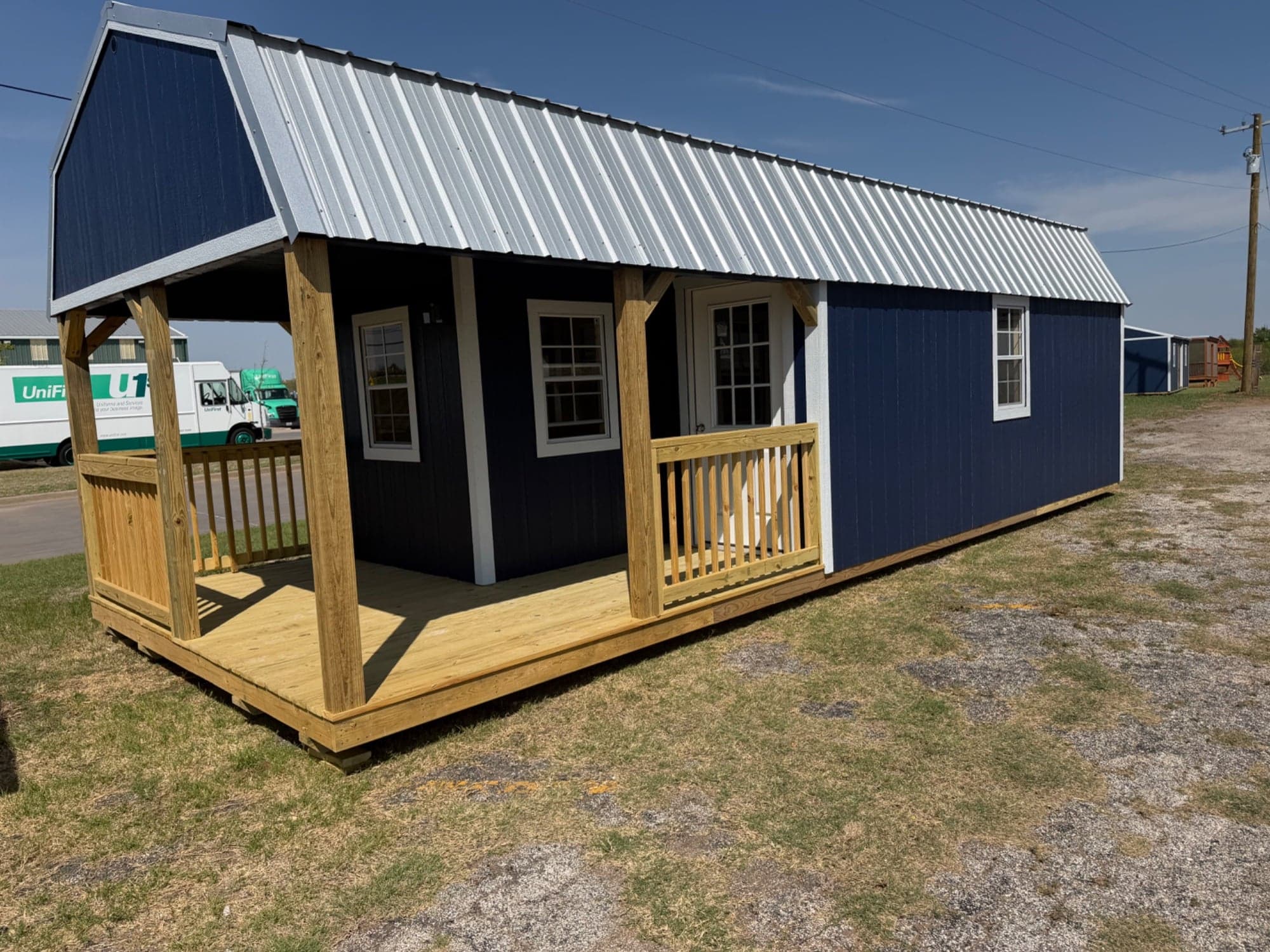 12x32 Premier Lofted Barn Cabin with Electrical