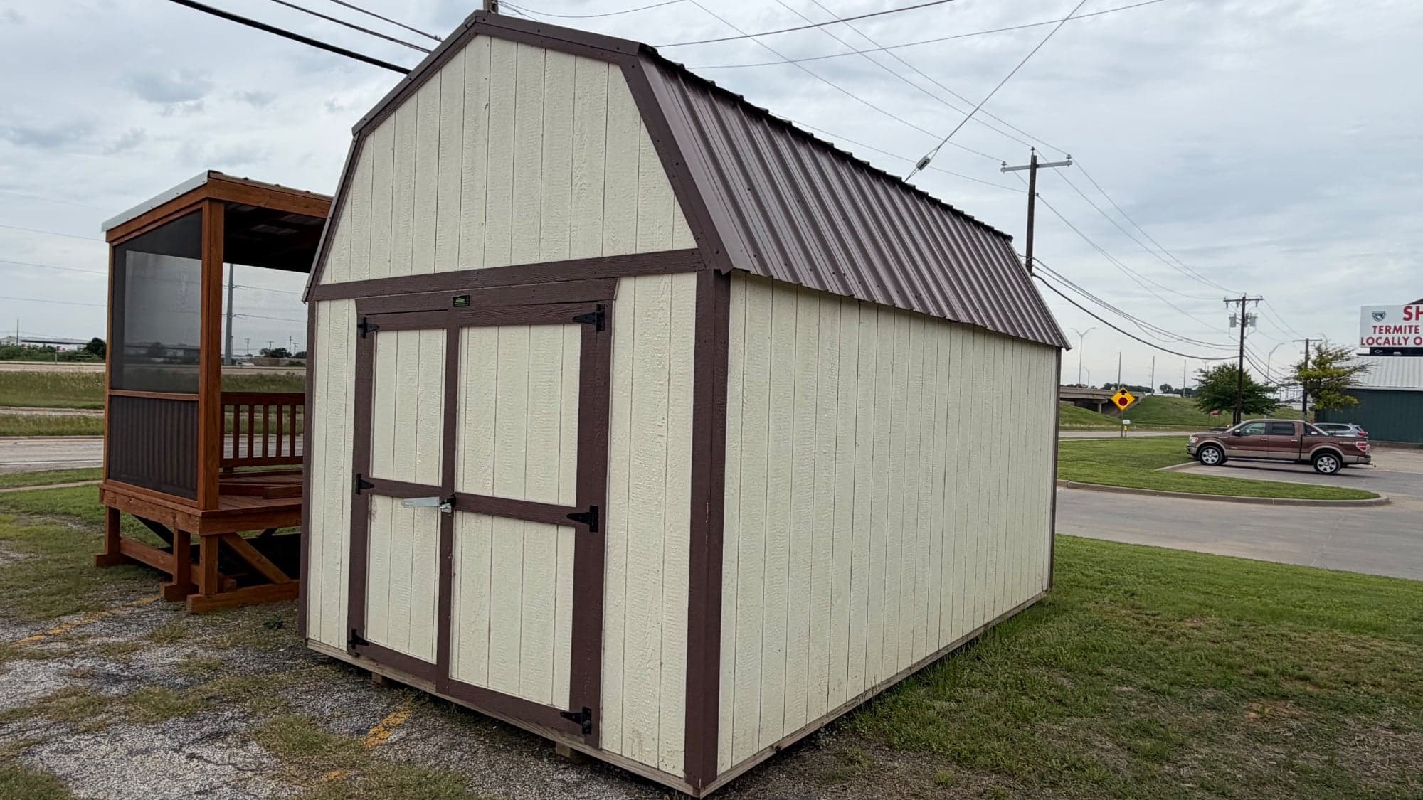 Portable Shed delivered to Wichita Falls area