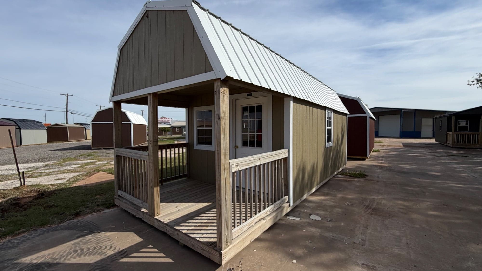 10x24 Lofted Barn Cabin New Old Stock