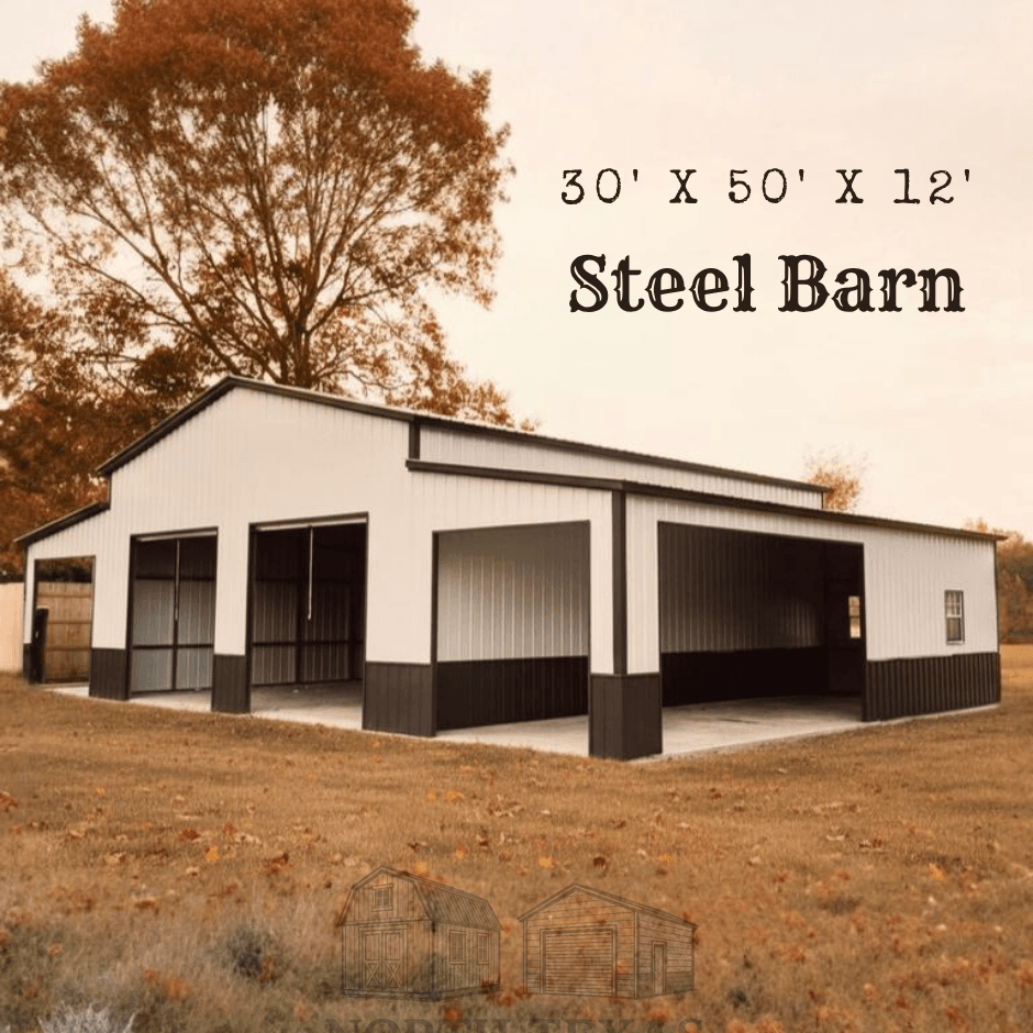 30x50x12 Barn Style Garage