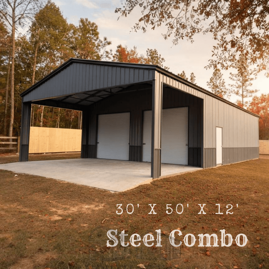 30x50x12 Steel Combo Building